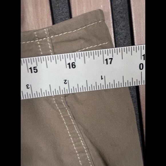 Kuhl Cargo Pants 12 Womens Beige Hiking Cotton Nylon Straight Performance - Picture 3 of 9